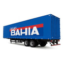 Miniatura Caminhão SC124 6x4 Com Controle Remoto + Carreta de BRINDE e Som Bluetooth (OFERTA DE ANO NOVO) Caminhão Miniatura Essentia Brasil Azul Casas Bahia 