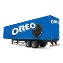 Miniatura Caminhão SC124 6x4 Com Controle Remoto + Carreta de BRINDE e Som Bluetooth (OFERTA DE ANO NOVO) Caminhão Miniatura Essentia Brasil Azul Oreo 