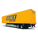 Miniatura Caminhão SC124 6x4 Com Controle Remoto + Carreta de BRINDE e Som Bluetooth (OFERTA DE ANO NOVO) Caminhão Miniatura Essentia Brasil Azul Sedex 